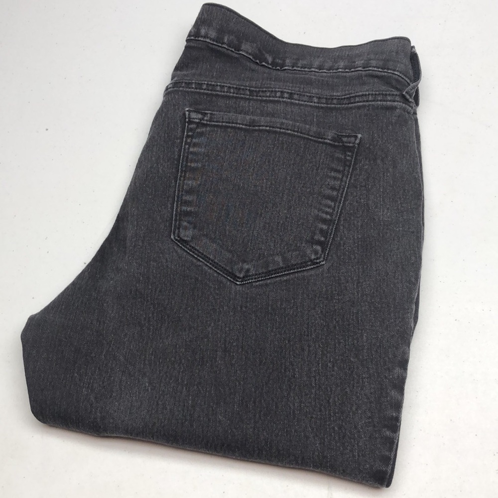 VINTAGE OLD NAVY BLACKWASH ORIGINAL MID-RISE JEANS 14/32x28 ⭐️